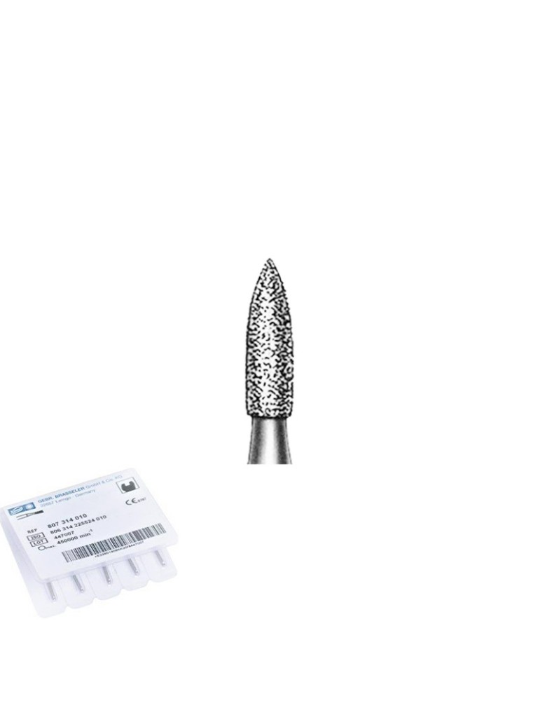 Fraises Diamantées Pointue 860 - KOMET - 5u