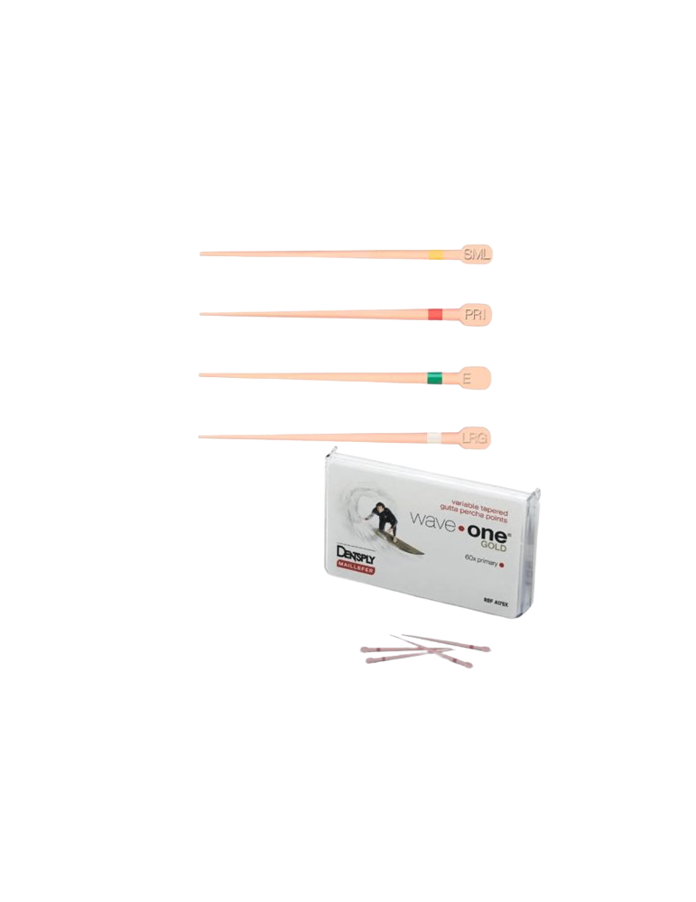 Pointes gutta WaveOne Gold - DENSTPLY MAILLEFER - 60pcs