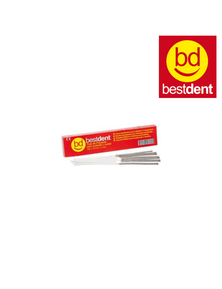 STRIPS A POLIR POLYESTER - BESTDENT -150u