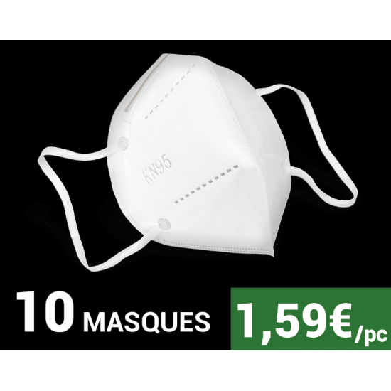 10 Masques FFP2/KN95