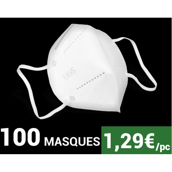100 Masques FFP2/KN95