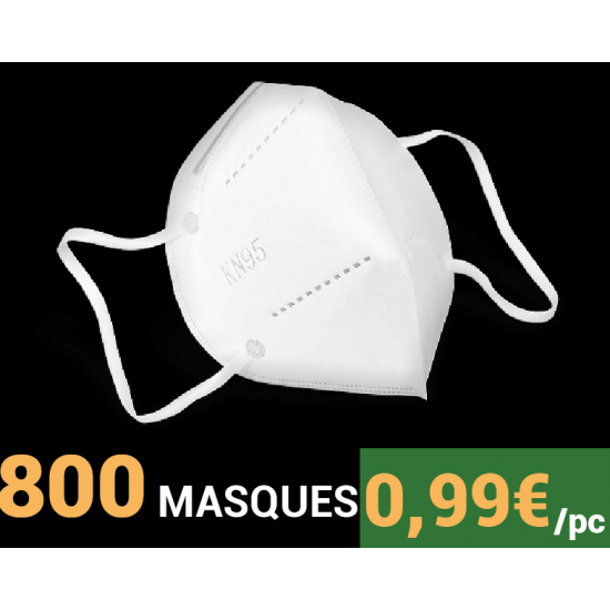 800 Masques FFP2/KN95