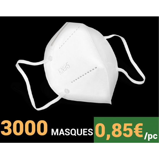 3000 Masques FFP2/KN95
